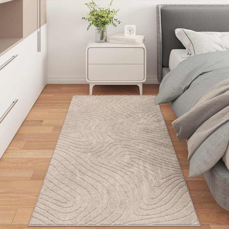 Modern Indoor and Outdoor Rug, Beige, Rectangle 80 x 150 cm