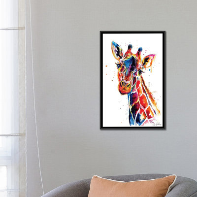 « giraffe », reproduction sur toile