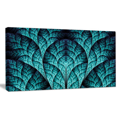 « blue exotique biologique », impression sur toile tendue