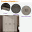 Armoire 4 portes avec 1 tiroir