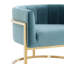  Fauteuil demi-tonneau en velours capitonné de l 30,7 po-99309307-22858788