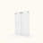 Frameless Double Sliding Shower Door,5/16" (8Mm) Thick SGCC Tempered Clear Glass,Double Side Easy Clean Coat-120558897