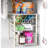 3-Tier Stackable Sliding Basket Storage Organizer Drawer For Bathroom And Kitchen, White