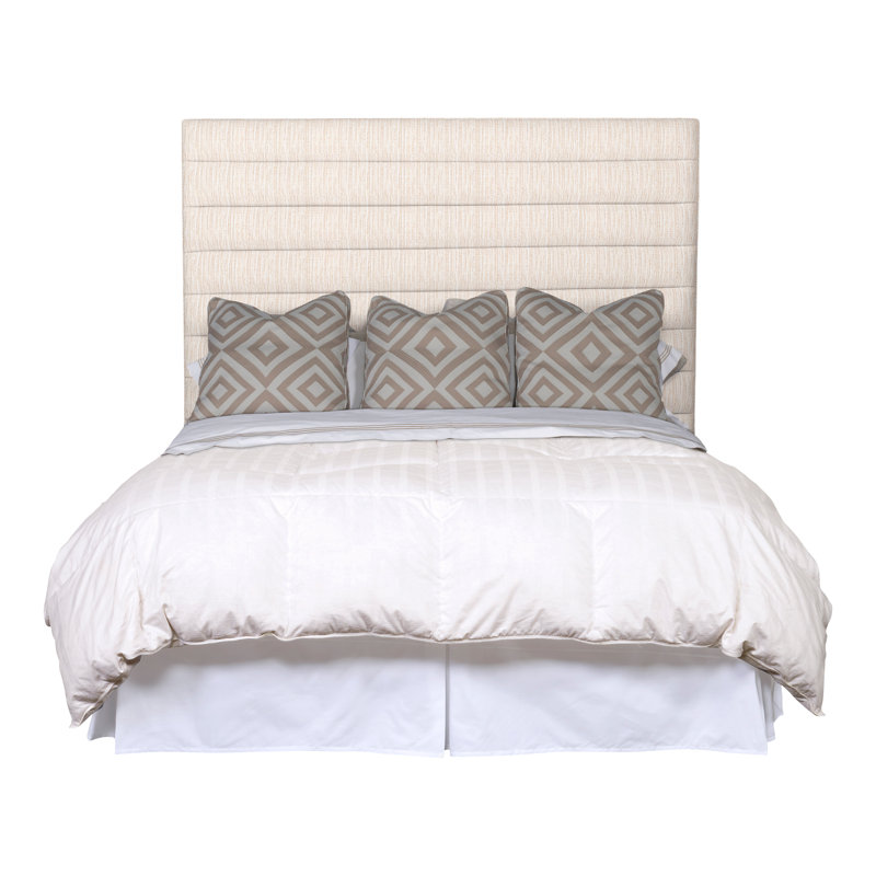 Kelsey King Upholstered Panel Headboard, Perigold Poros Eggshell