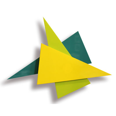 Triangular Composition Wall Décor