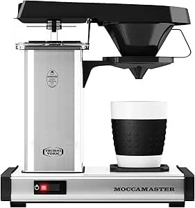 Technivorm Moccamaster Cup-One Single Cup Coffee Maker, Polished Silver