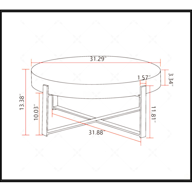 Table basse 31,29 "