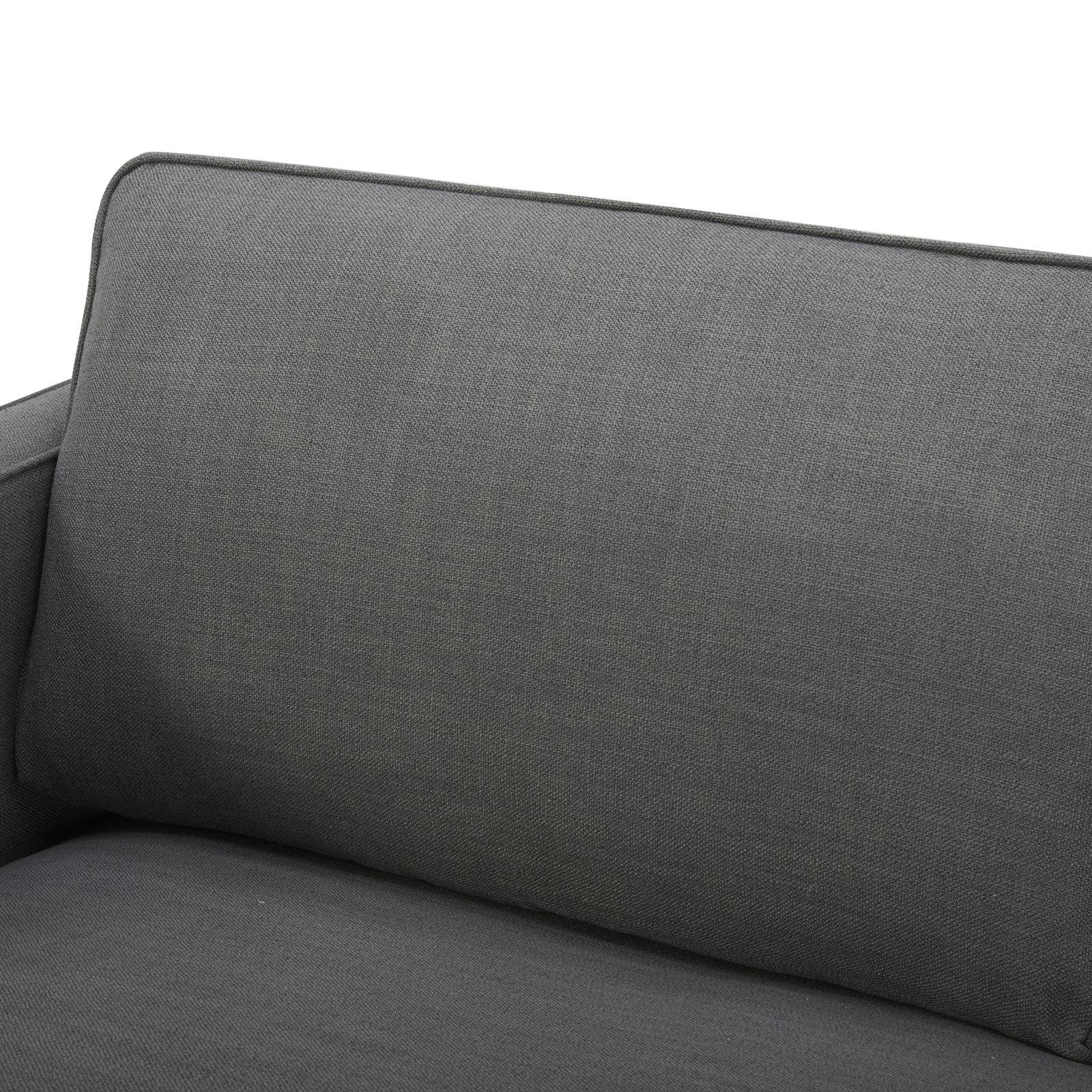 Bobbi Upholstered Chaise L-Sectional, Effie Smoke Performance Weave, Right Hand Facing