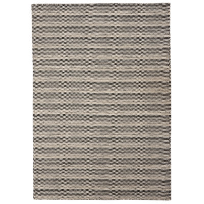 Ouasse Rectangle Striped Wool Hand Woven Kilim