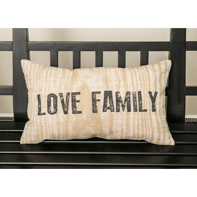 Farmhouse Cotton Reversible Throw Pillow