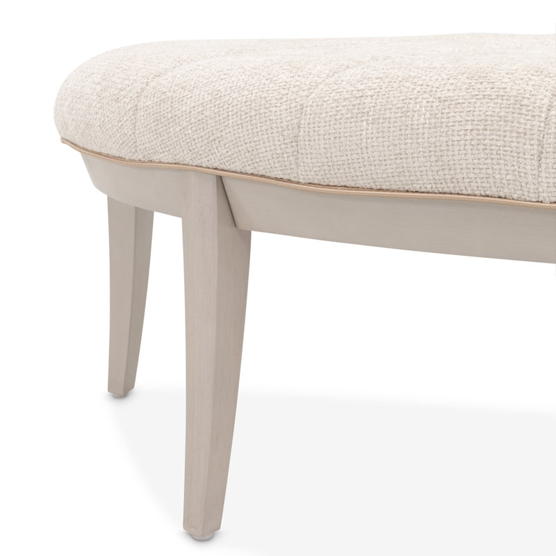 Fantosini Bed Bench - Silver Mist