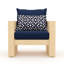 Chaise de patio avec coussins Sehrish-809701064