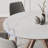Nordic style modern round dining table.-107123679