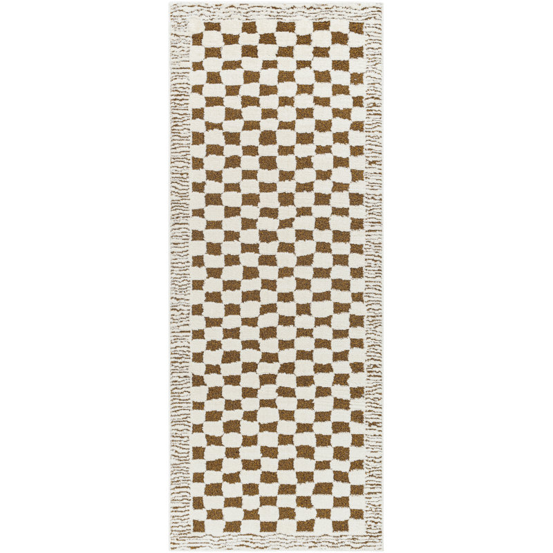 Camil Checkered Indoor Rug, Runner 2'8" x 7'3"