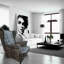 Heaney Velvet Wingback Chair