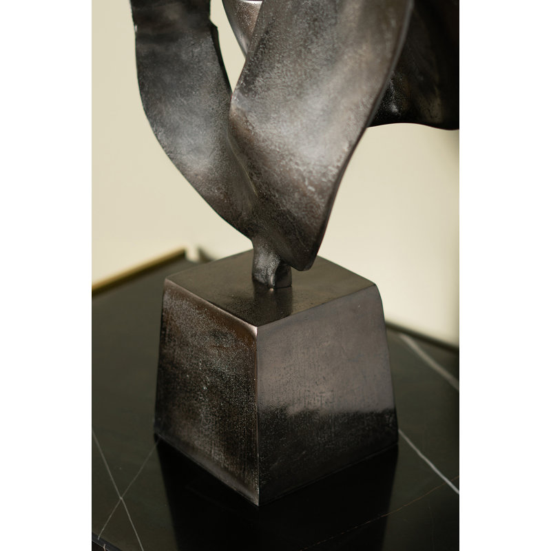 Markovich Abstract Figurines & Sculptures, Smoke Black, 28.3'' H X 5.9'' W X 12.6'' D