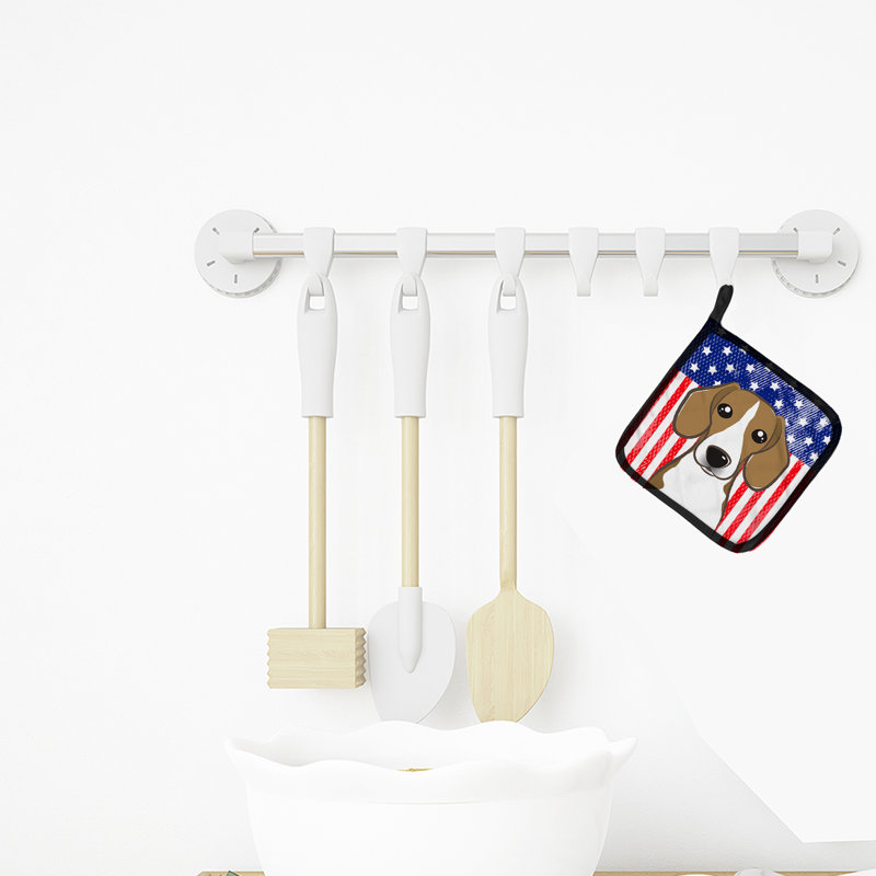 Cuisinier poignée pour trésors et beagle caroline American Flag