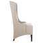 Chaise parsons Carolen revêtue de lin taupe