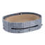 Round Corrugated Paper Cat Scratcher Nest Felt Cat Bed with Toy