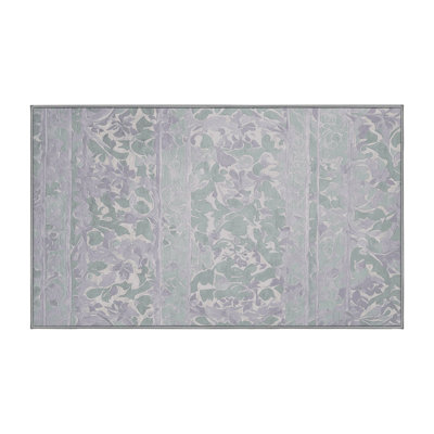 Tapis gris lavable à la machine