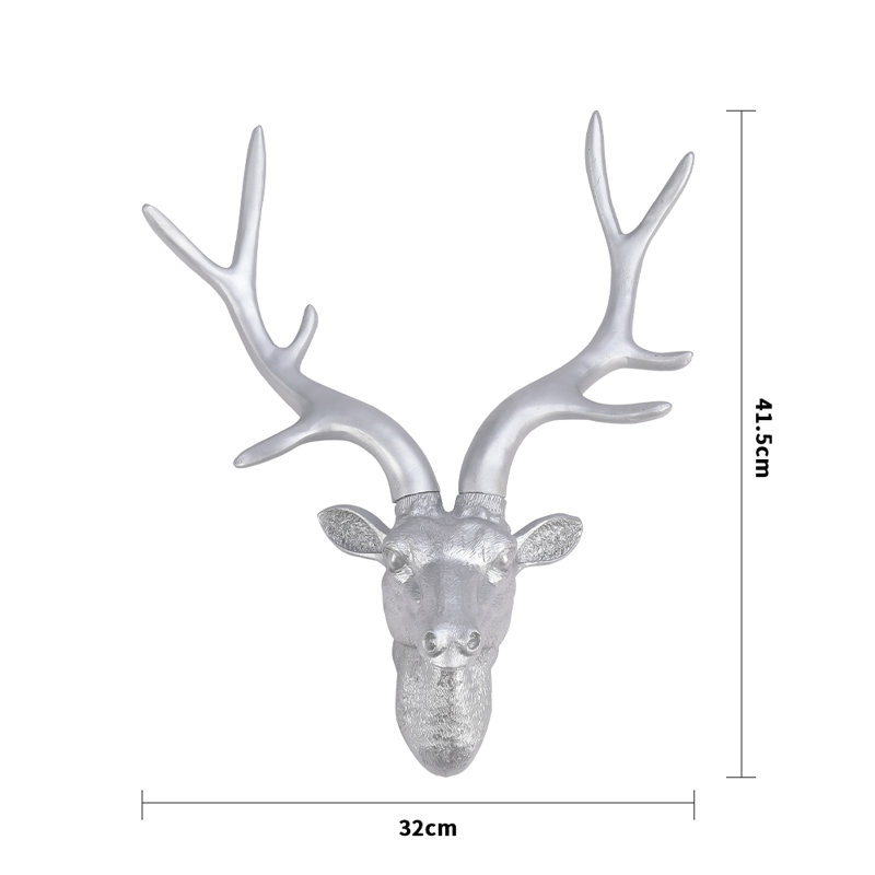 Konnor Rustic Animals Wall Decor on Polyresin
