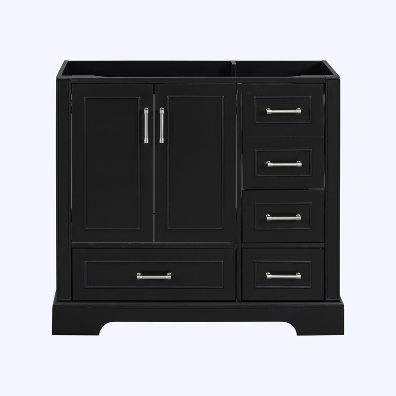 Meuble-lavabo traditionnel sans lavabo