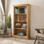 Davida 139cm H x 75cm W Solid Wood Standard Bookcase