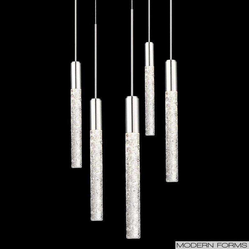 Magic 5 - Light LED Pendant, Polished Nickel