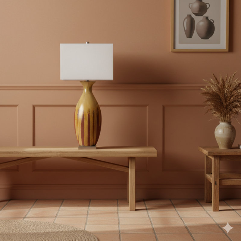 16X10.5X36" Ceramic Table Lamp