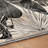 Premium Machine Washable Dream Shag ADS211 Large Leaves Rug-801937040