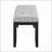 OCEANIC LIGHT GREY DINING BENCH