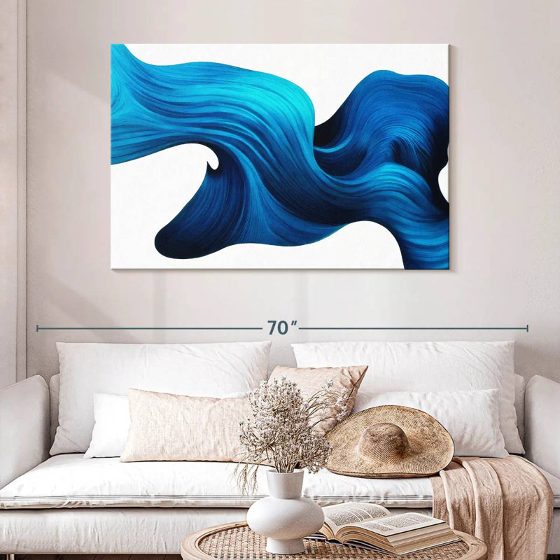 Avery Abstract Flowing Wave, 32" H x 48" W
