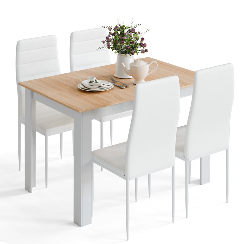 4 - Person Dining Set, Brown