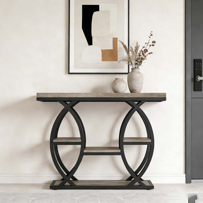 Table d'entrée classique, console pratique, Gris