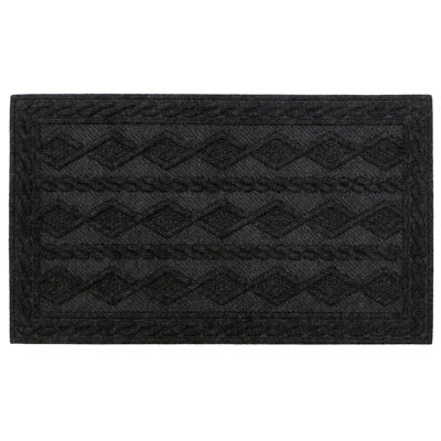 Non-Slip Geometric Doormat