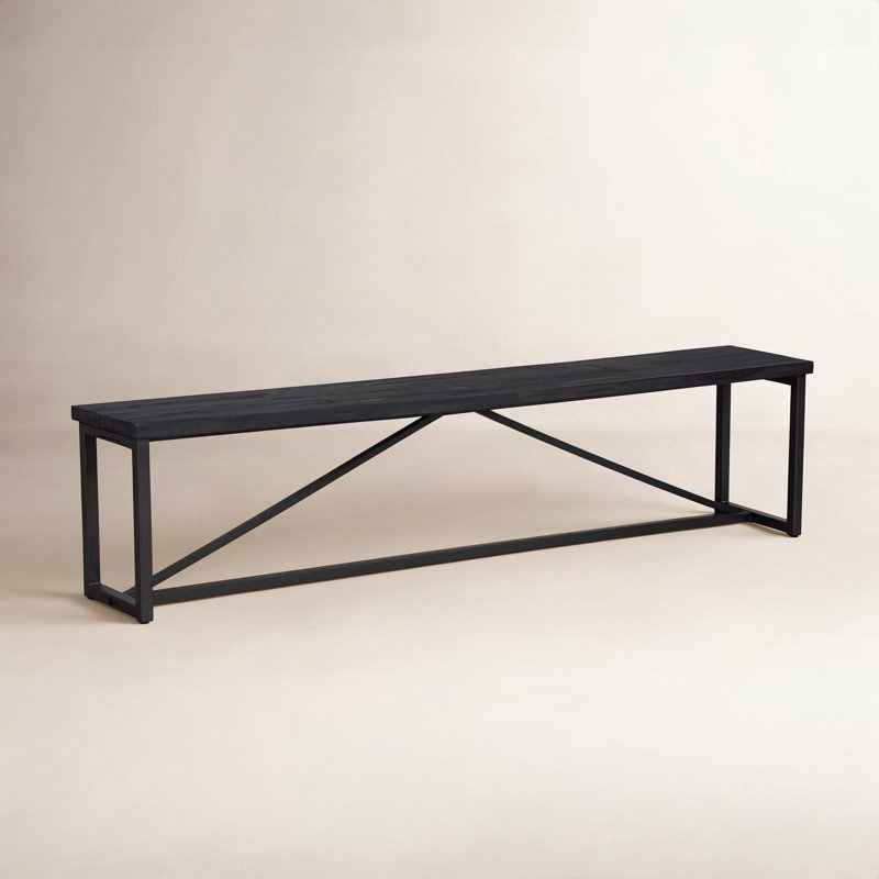 Sierra Dining Bench, Black