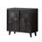 31" Black Wood Accent Cabinet