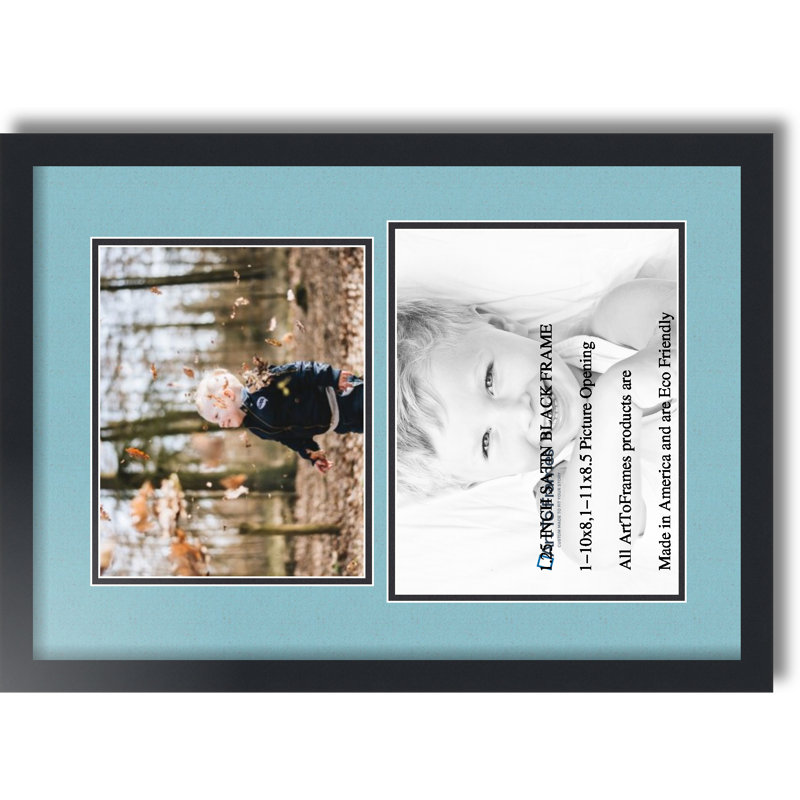 Cadre photo Jammie, Bleu français, 8 po x 10 po, 8,5 po x 11 po
