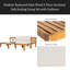 Ensemble de conversation modulaire avec canapé et coussins 5 pièces-882767312