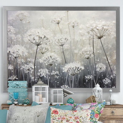 Champ floral opalescent brumeux I