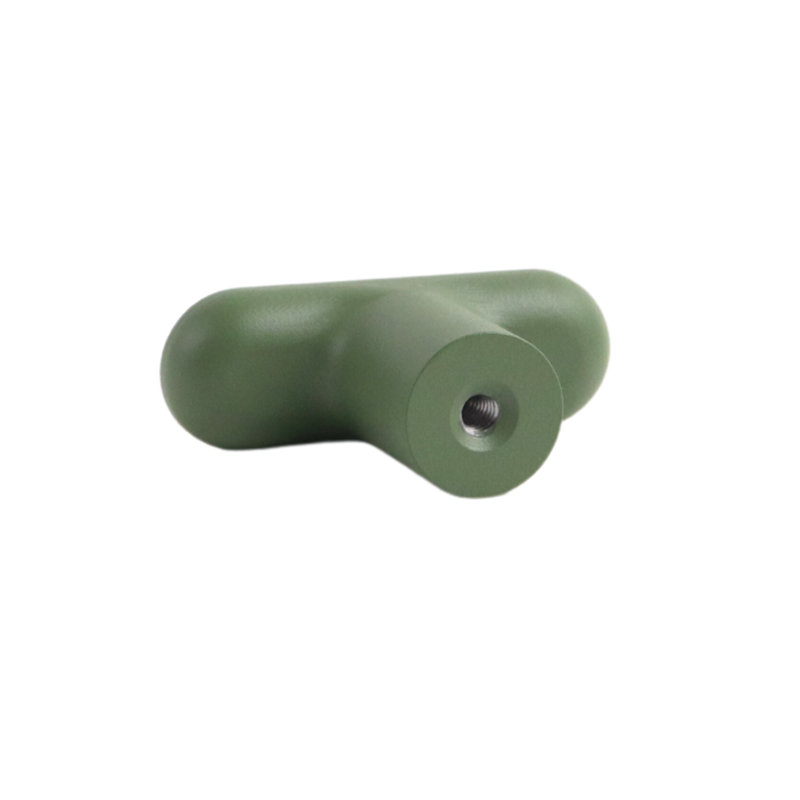 1.75" Oval Knob, Olive (Green)