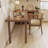 Light walnut L-Shaped Solid Wood desks-107408478