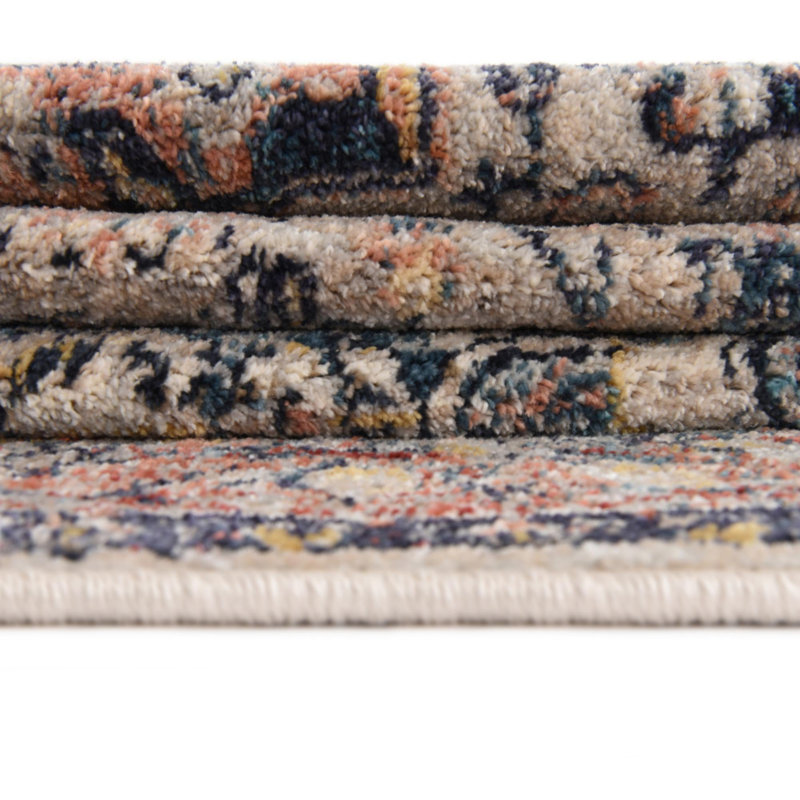 Tapis oriental bleu / rouge / beige Gause, Ovale 7 pi 10 po x 10 pi 2 po