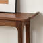 Console rectangulaire en bois massif de couleur noyer noir-131427399