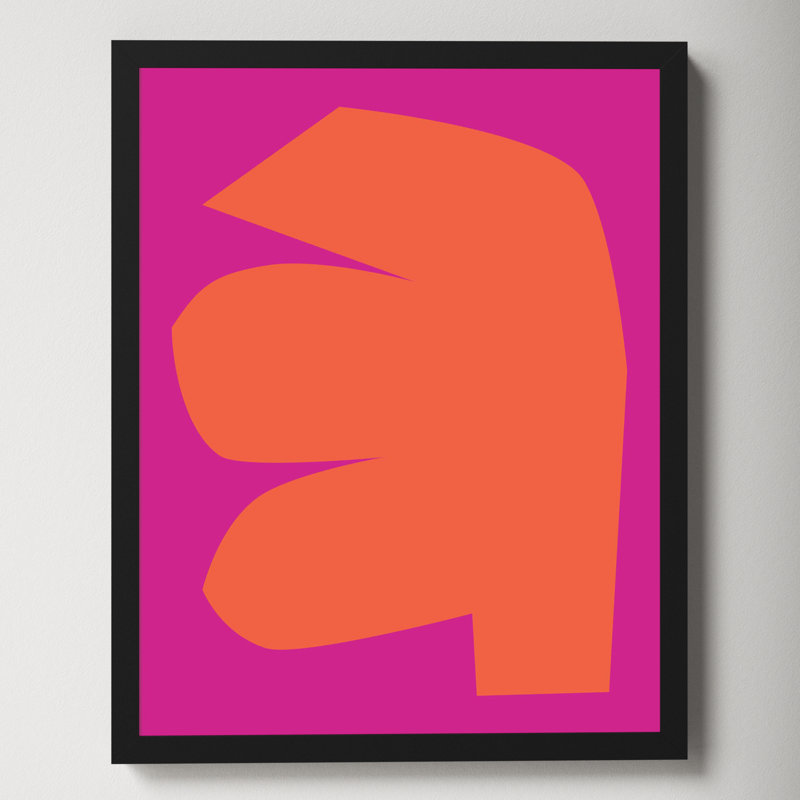 Process 4 by Michael Kempen, Black Framed, 20" H x 16" W x 1.25" D