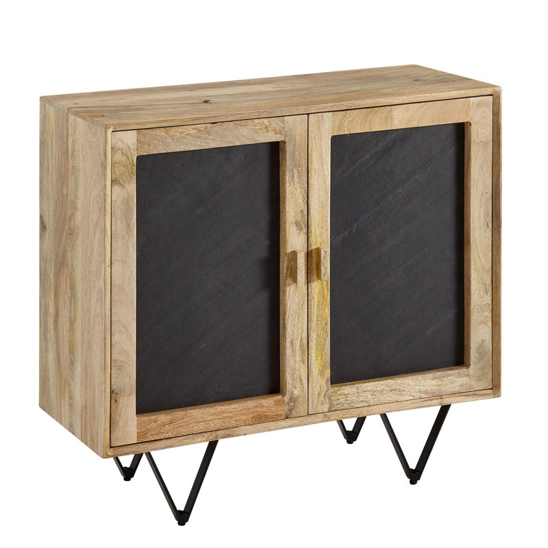 Gahanna 80cm Solid Wood Sideboard, Brown