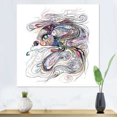 «Magic Mother Fish», peinture sur toile