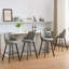Tabouret de bar pivotant en cuir avec dossier haut (ensemble de 4)-1062960131-1062960133-1062417566