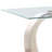 Terrell Satin Silver Rectangular Glass Top Metal End Table