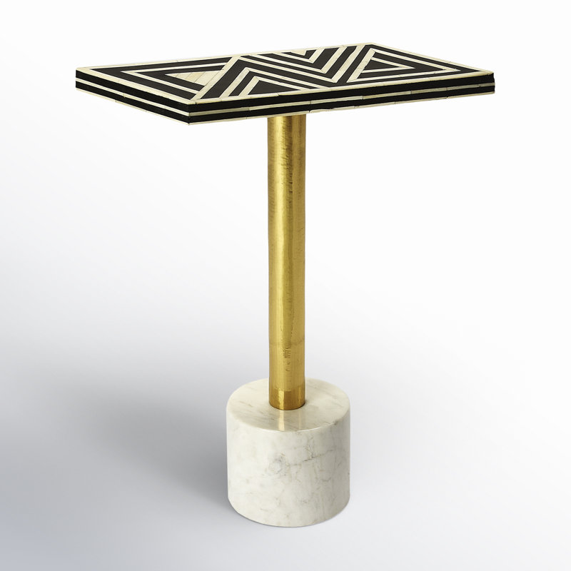 Draper Bone Inlay Side Table